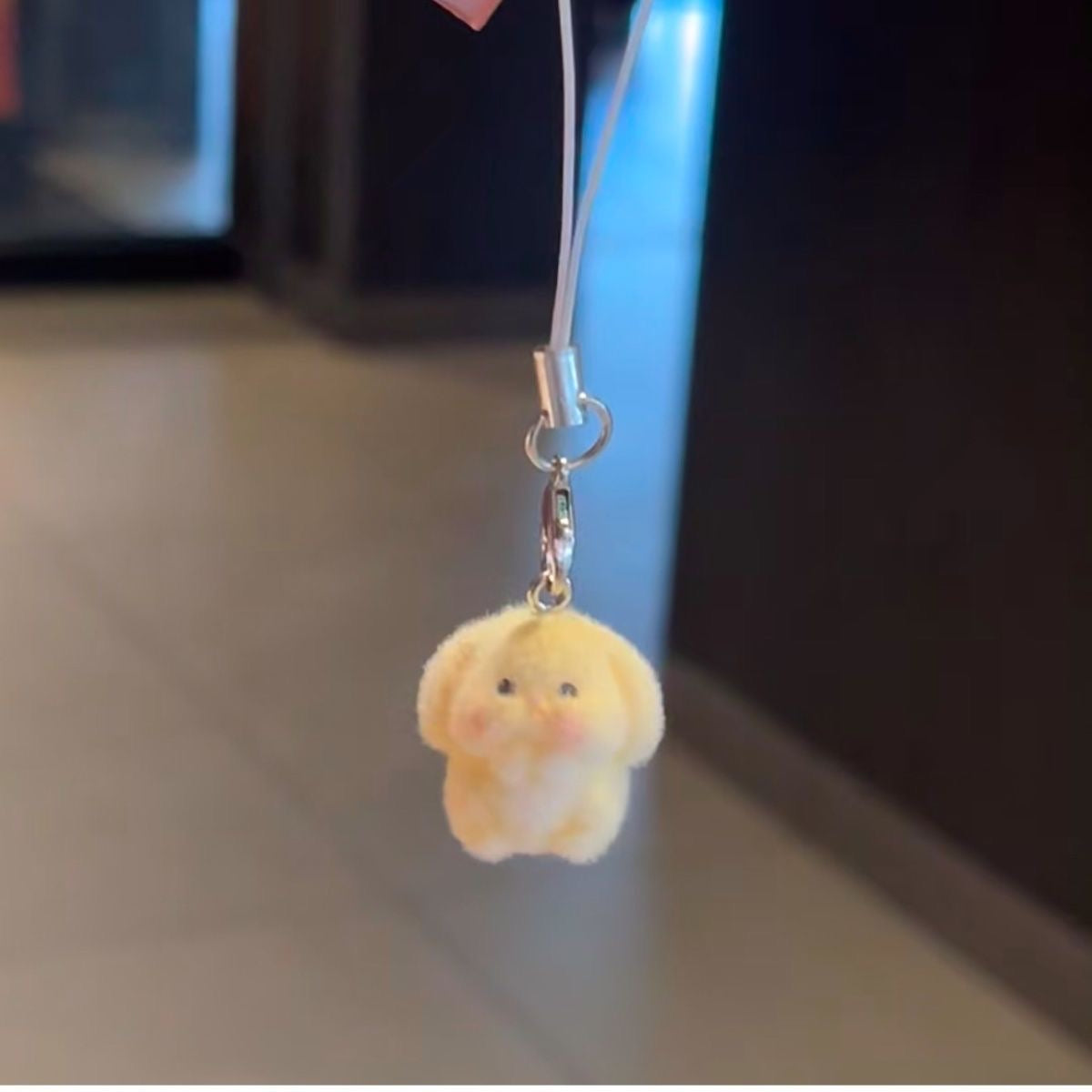 Bunny charm keychain