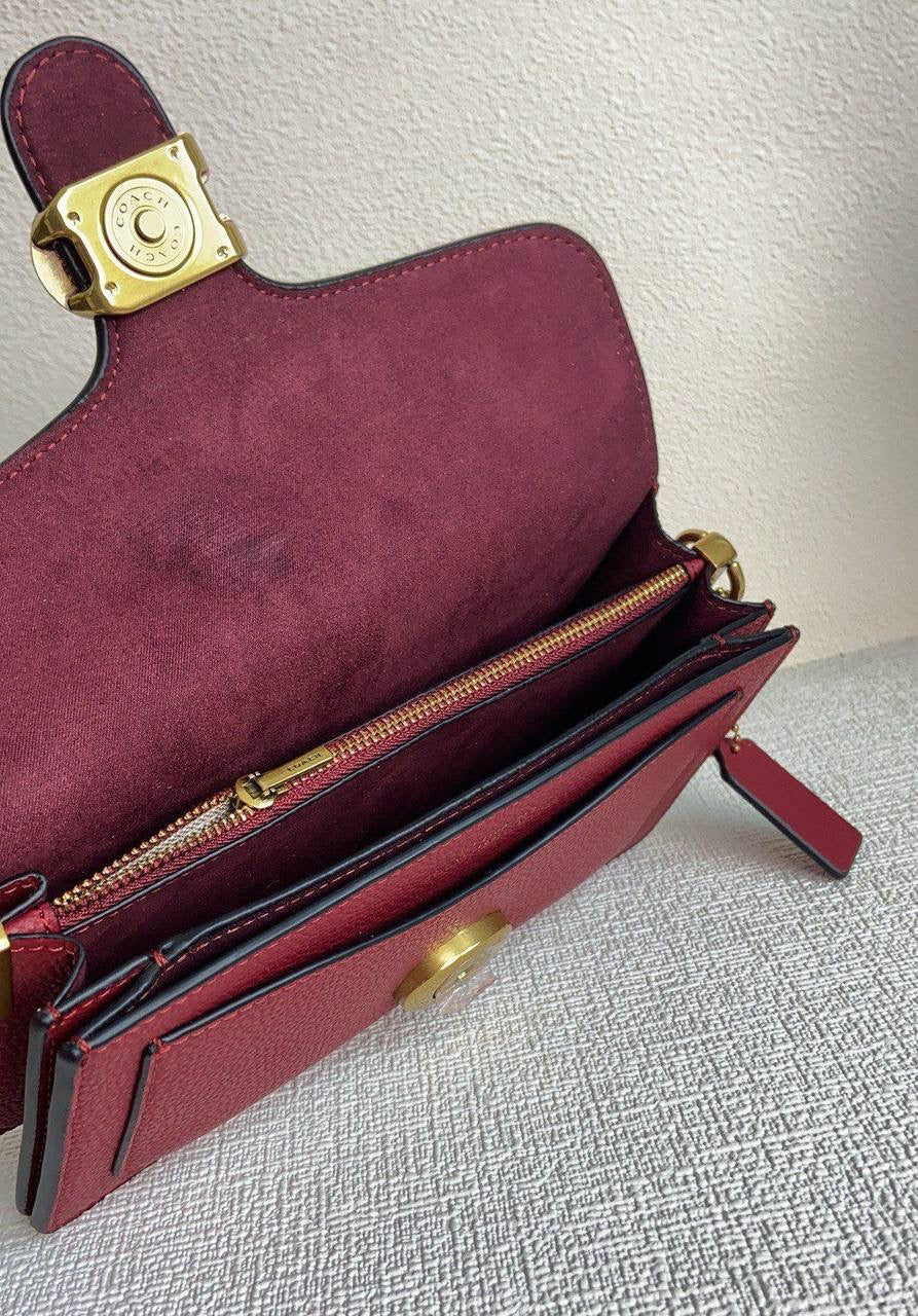 Coach wine red cm 546 bag