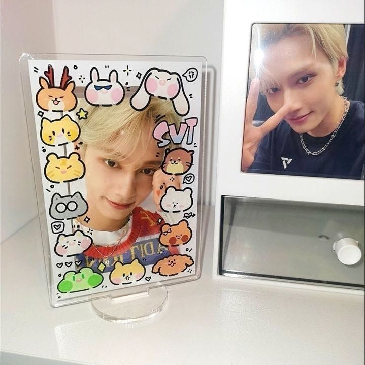 Seventeen acrylic standee
