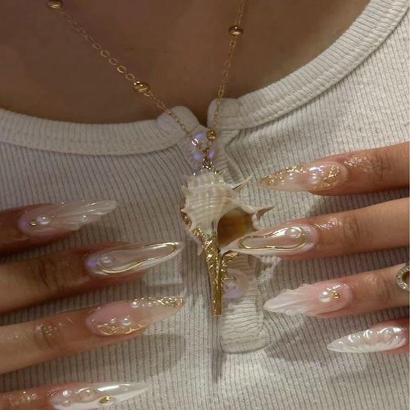 Sea cells aesthetic necklace