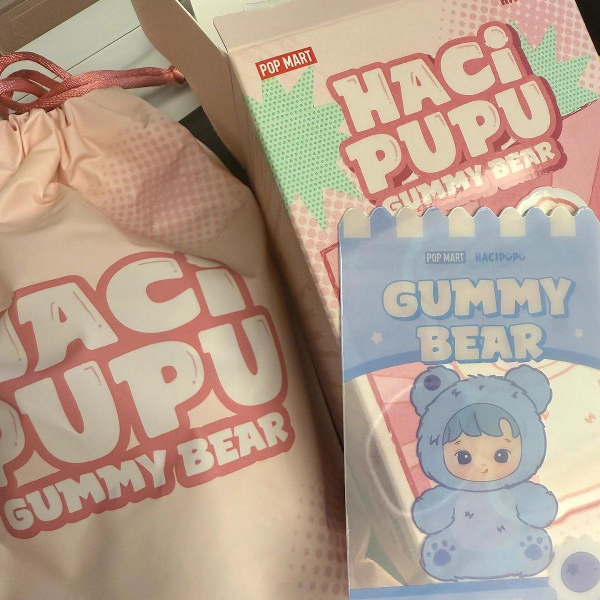 Popmart hacipupu gummy bear blind box