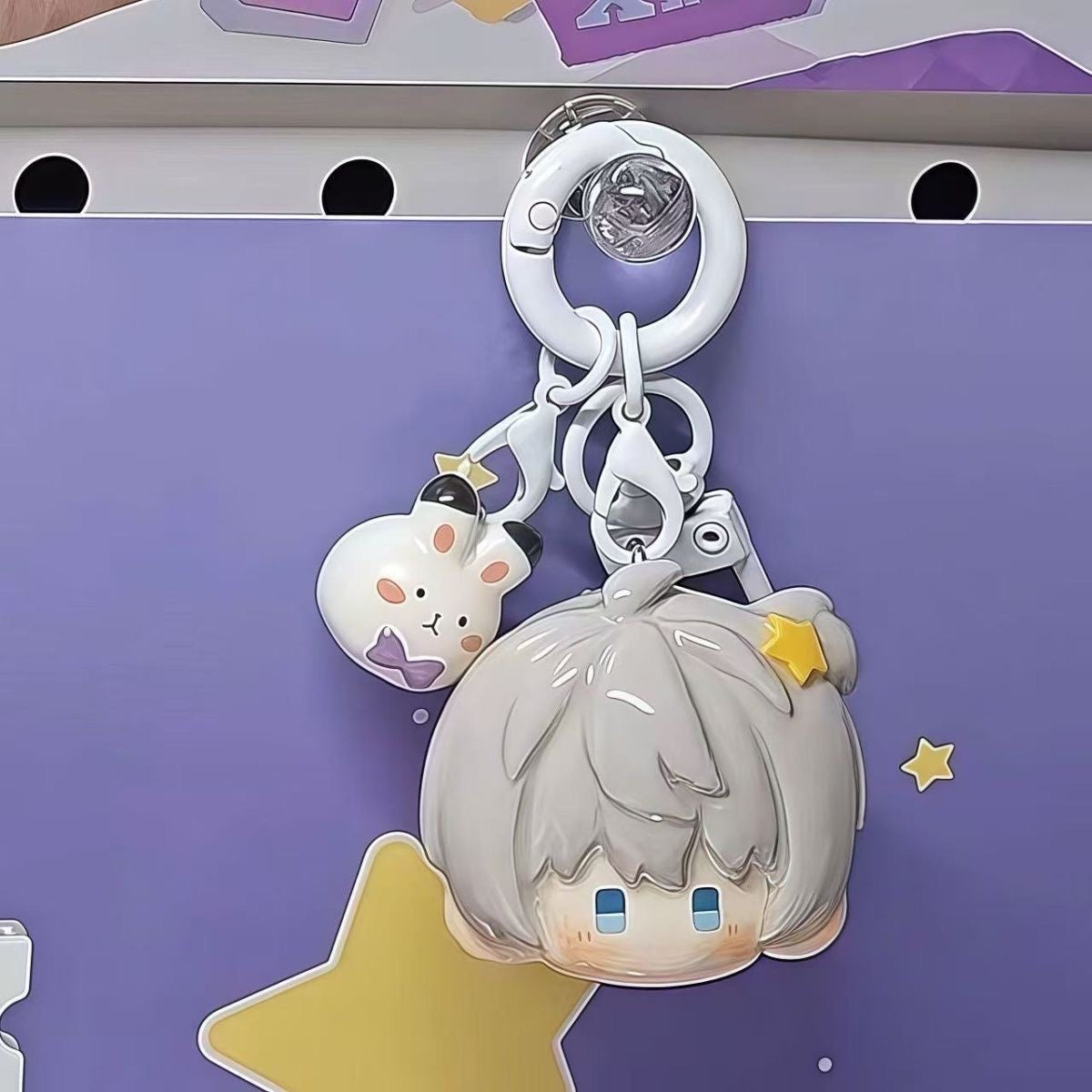Love and deep space keychain
