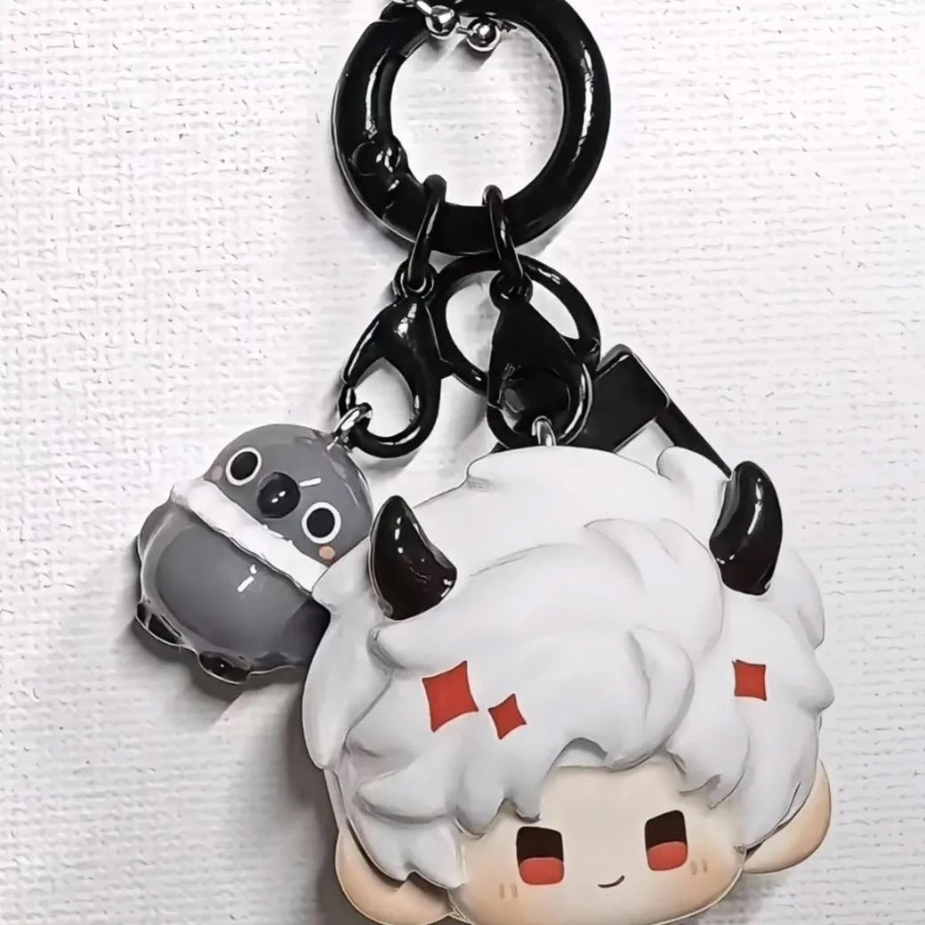 Love and deep space keychain