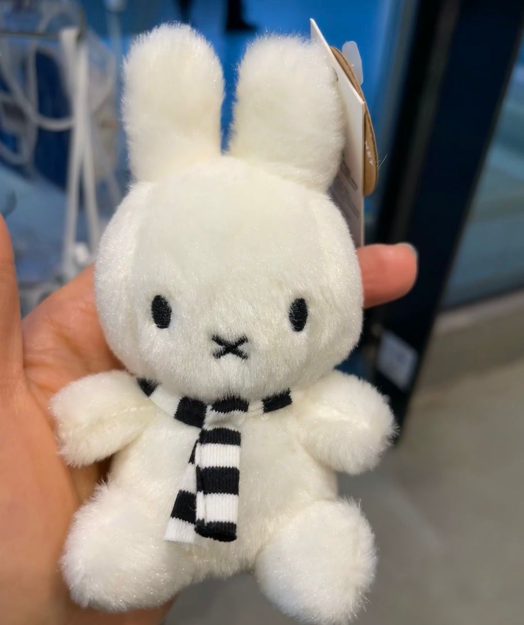 Miffy scarf plushie keyring