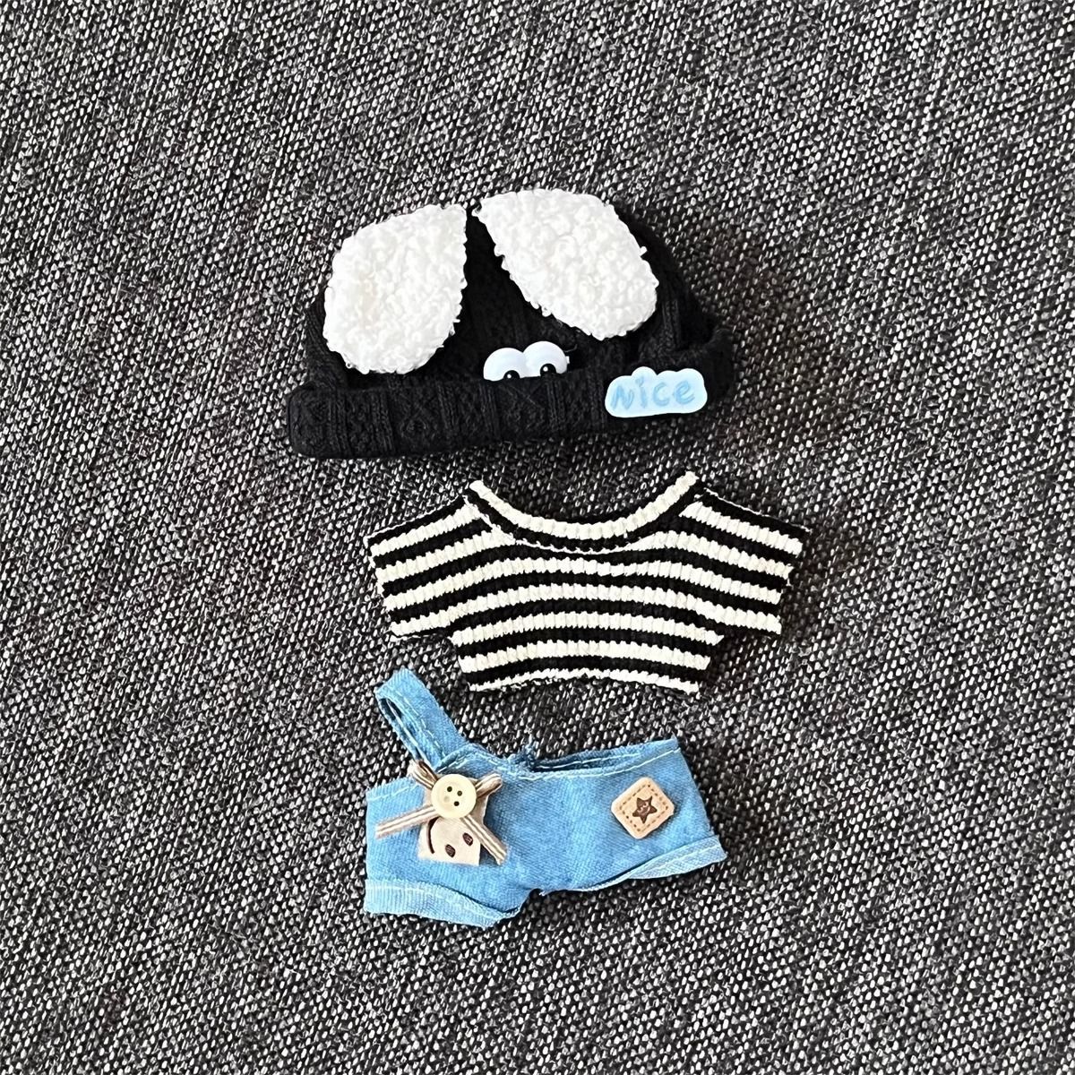 3 pcs dolls clothes for 10 cm doll