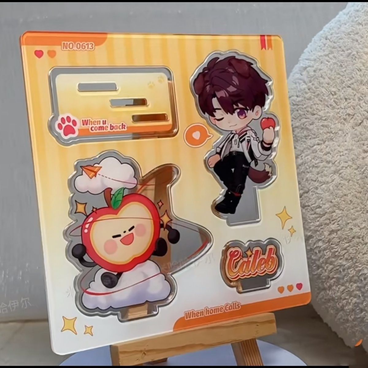 Caleb love and deep space acrylic standee