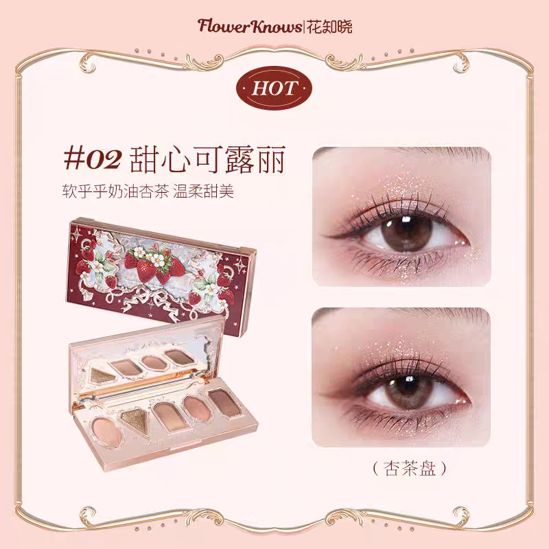 Flower knows strawberry Rocco collection eyeshadow palette