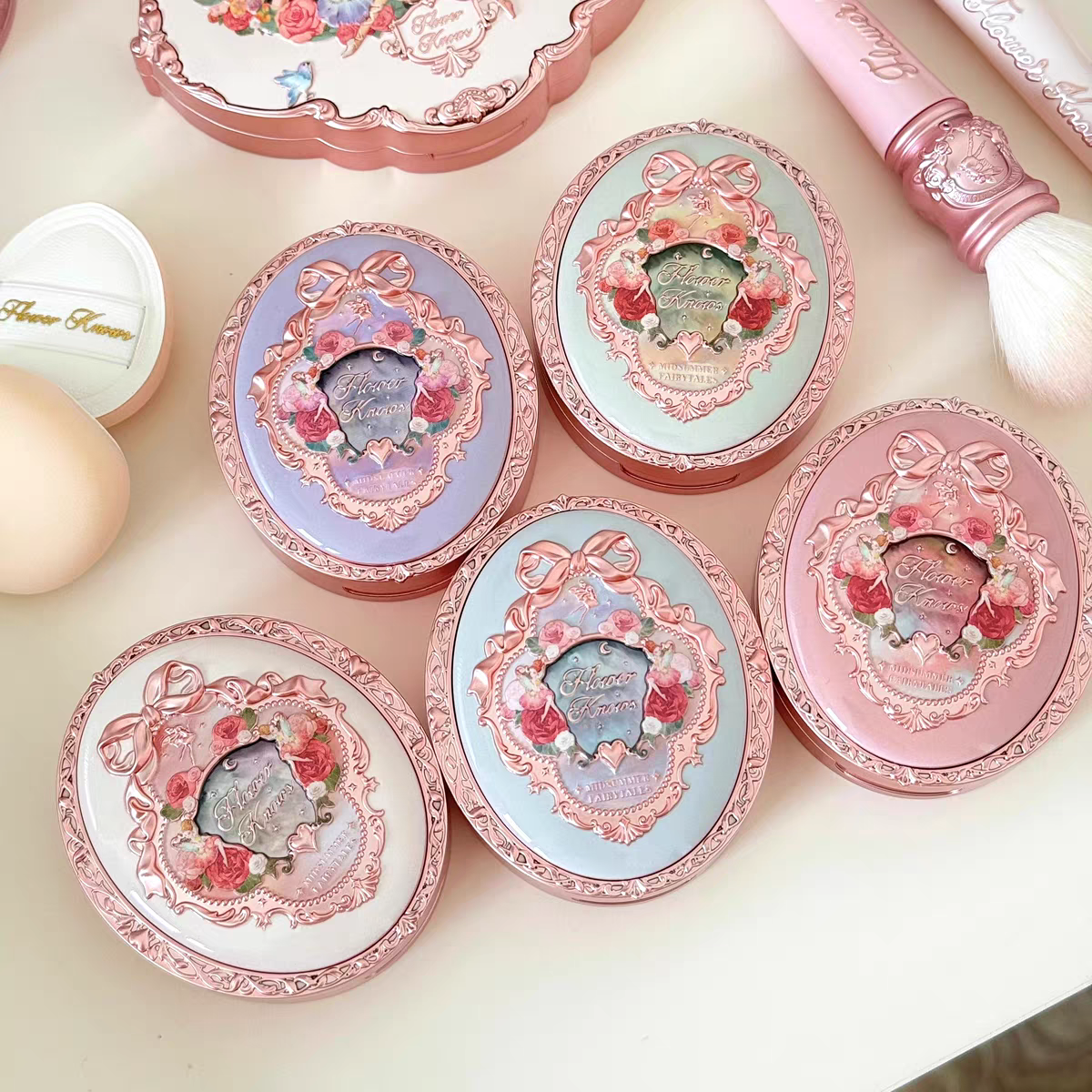 Flower knows Midsummer Night Embossed Blush