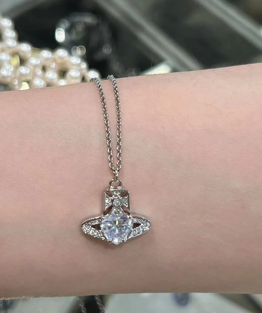Vivienne Westwood heart necklace