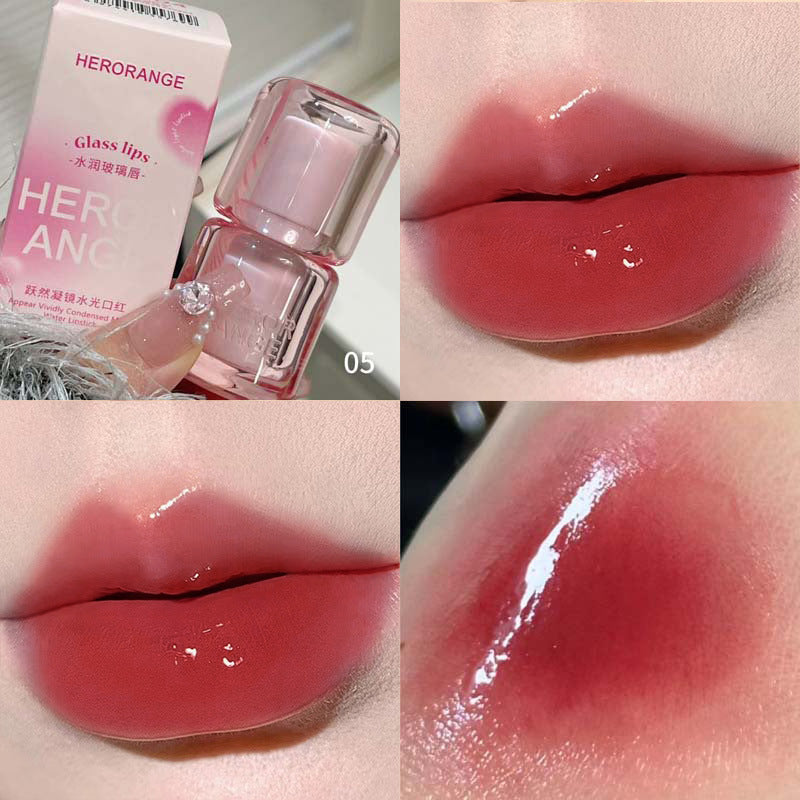 Herorange mirror water lip glaze