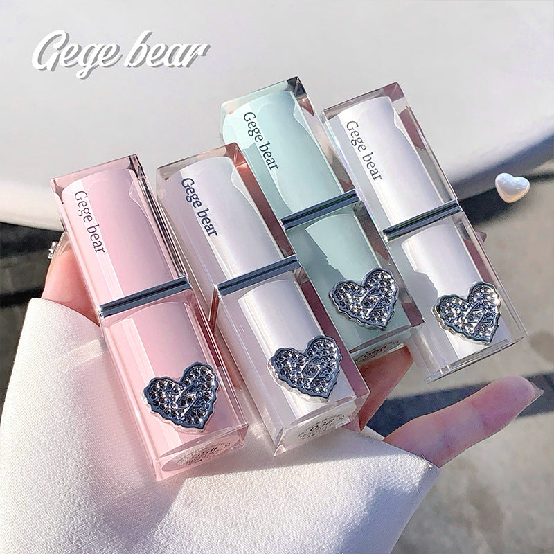 Gege bear crystal water mirror lip glaze