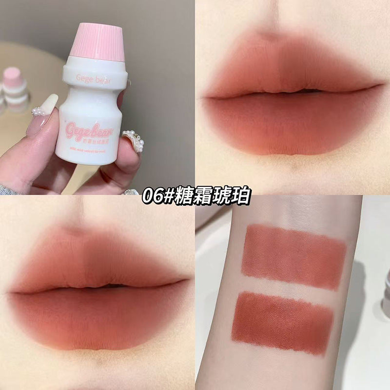 Gege bear milky velvet lip mud