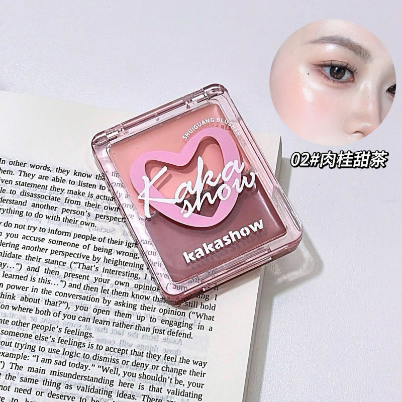 Kakashow water light double combination cream blush