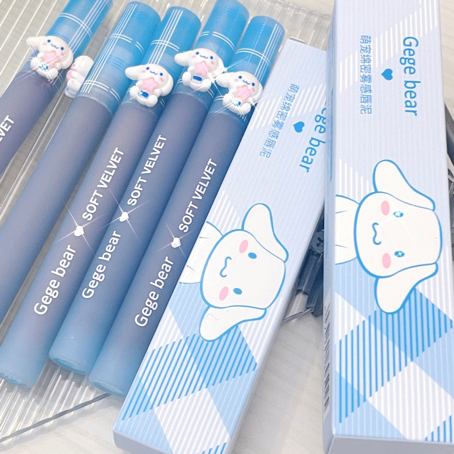 Gege bear sanrio lip mud velvet lip glaze
