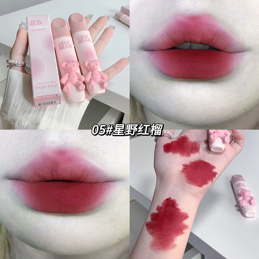 Gege bear velvet soft lip glaze