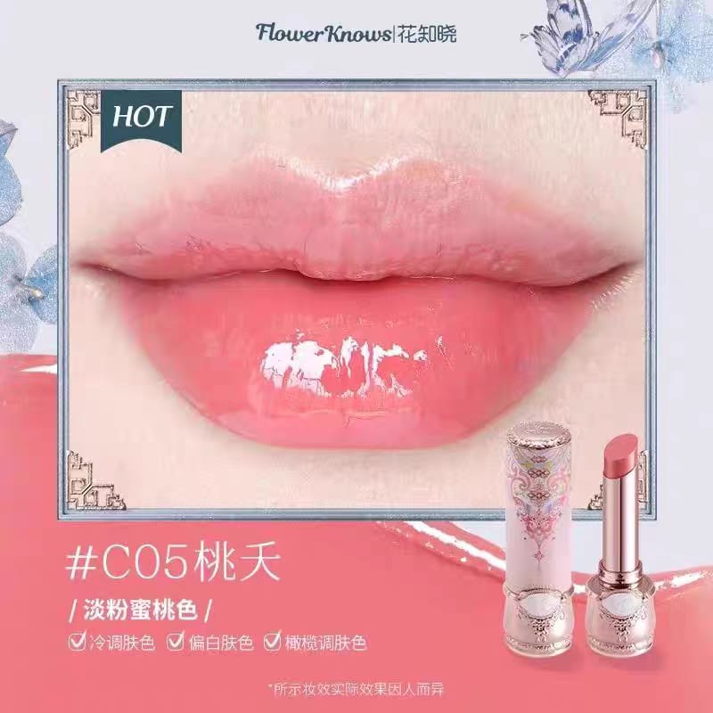 Flower knows Butterfly Cloud Mirror lip glaze