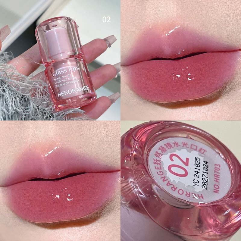 Herorange mirror water lip glaze
