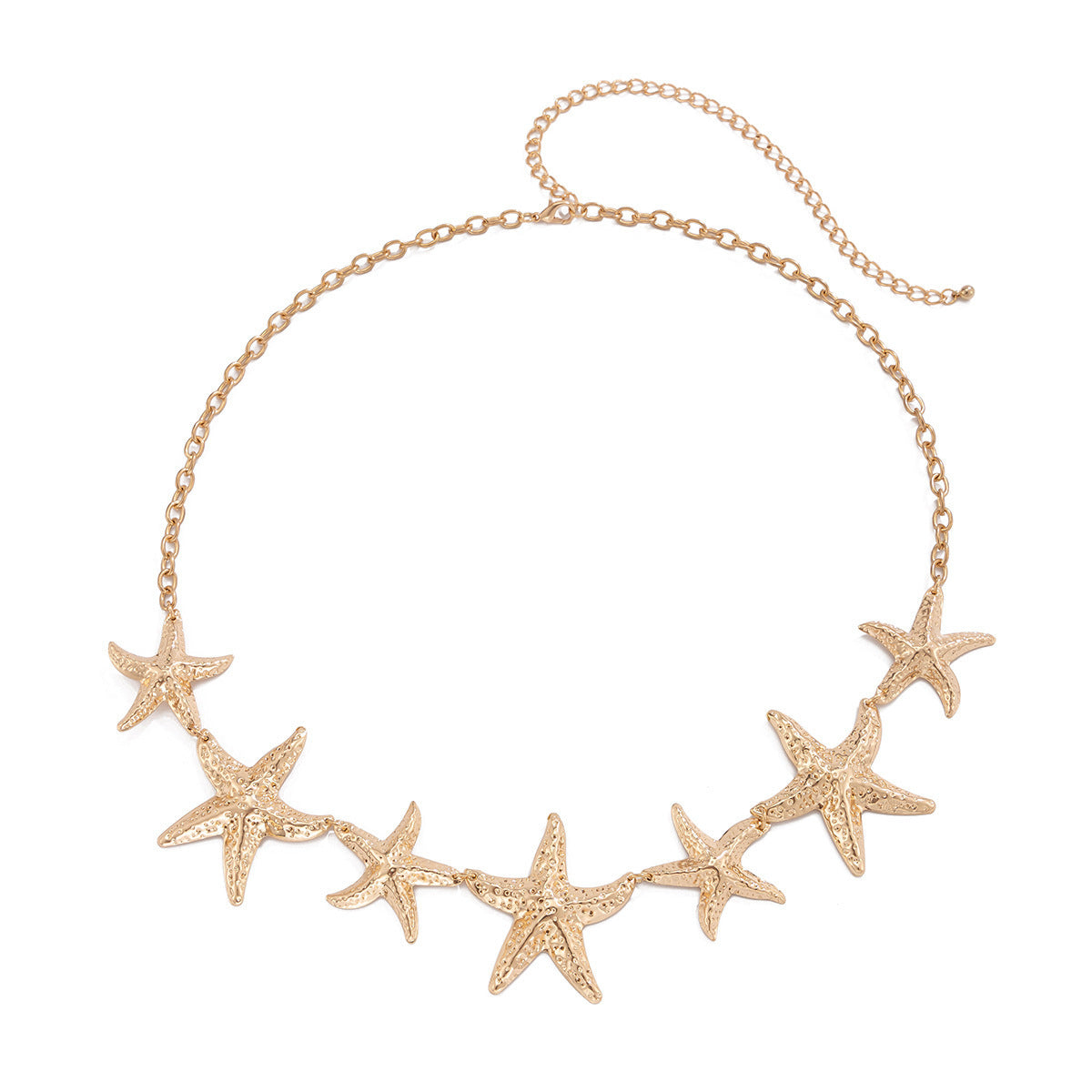Ocean shell starfish waist chain