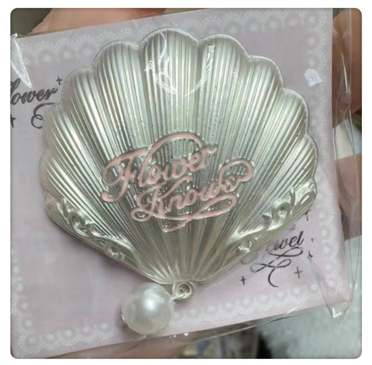 Flower knows shell pearl series hair pin