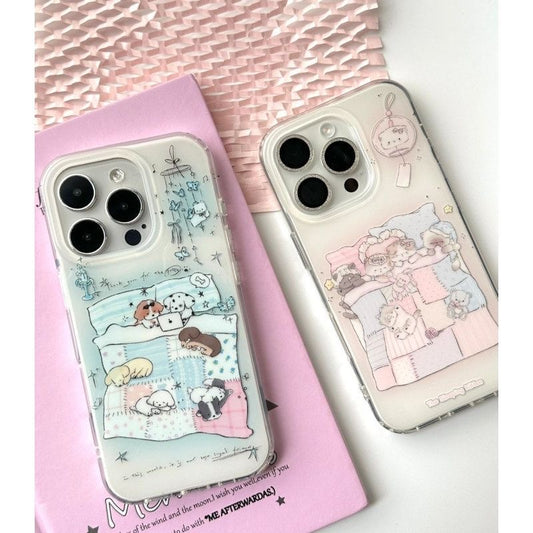 Coquette couple/ bestfriend phone case