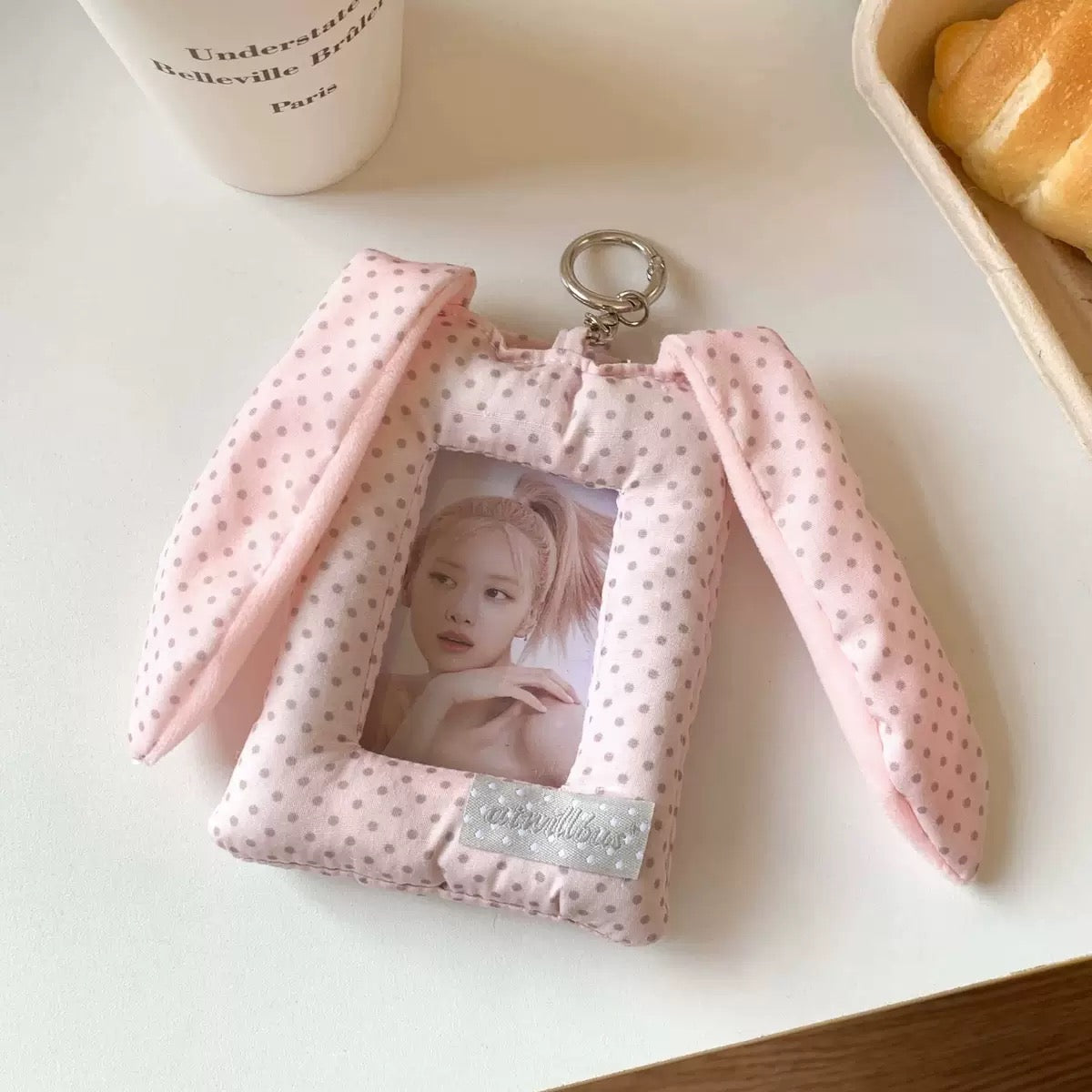 Bunny style photo card holder