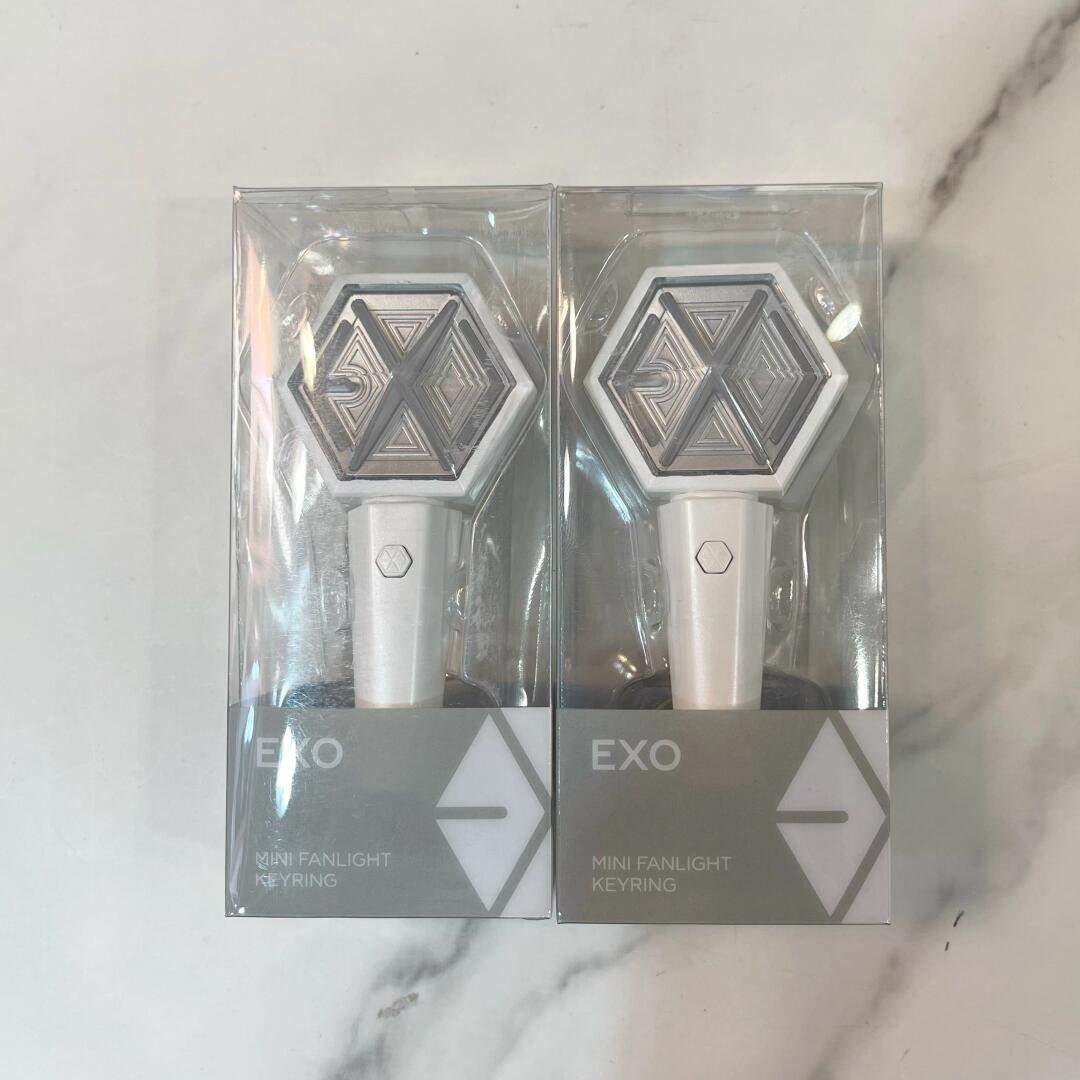 EXO official mini fanlight keyring