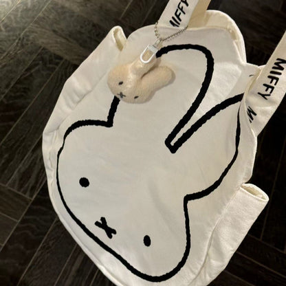 Miffy tote bag with keychain