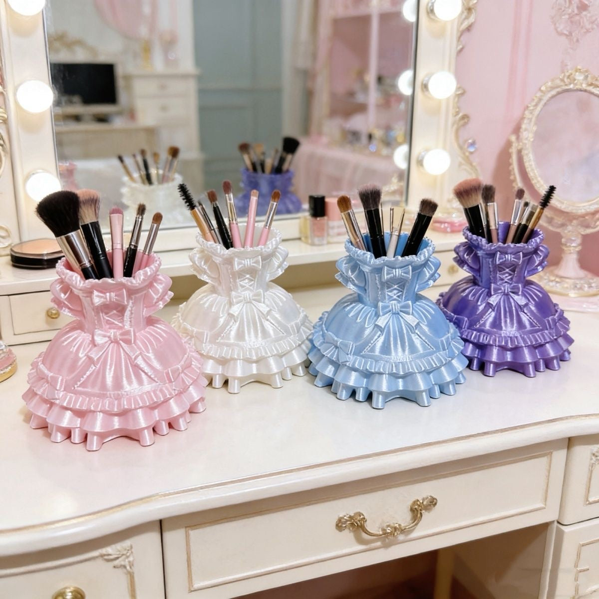 Pinteresty baller style makeup brush storage