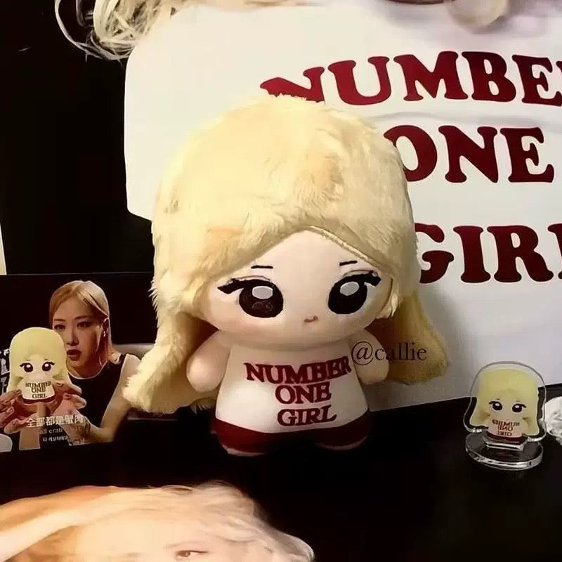 Rose blackpink kpop 10 cm doll keyring plushie