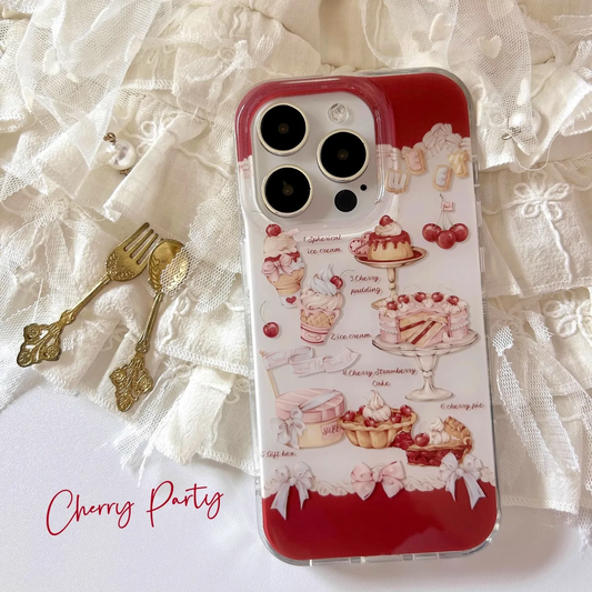 Dessert strawberry iPhone case