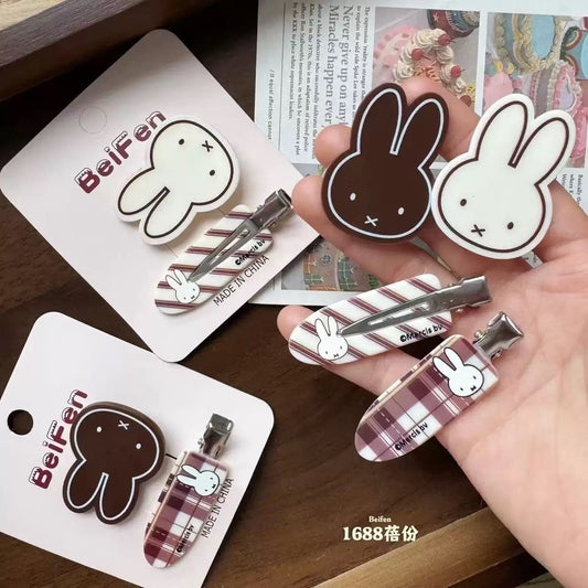 Miffy 2 pcs hair clip set