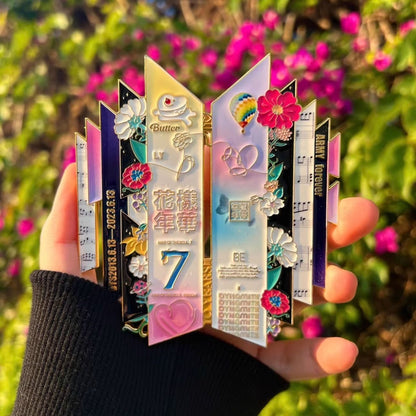 BTS enamel pin