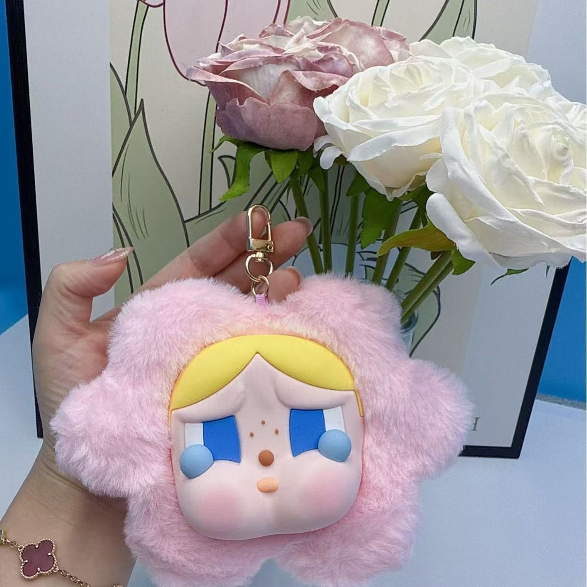Crybaby pouch bag keyring for earbuds