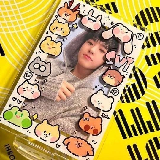 Seventeen acrylic standee