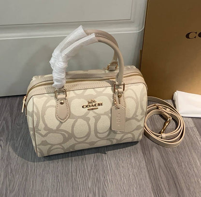 COACH July new product CBM15 3D three-dimensional logo Boston pillow bag