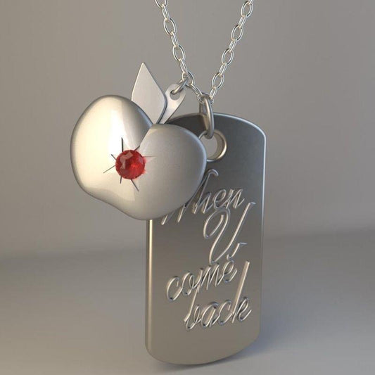 Love & deep space celeb necklace