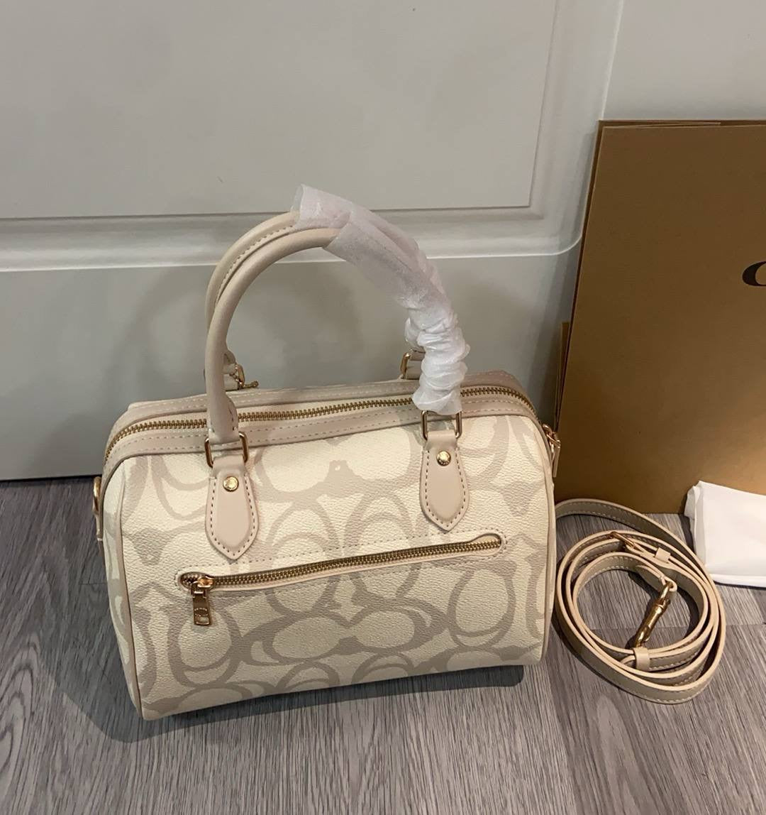 COACH July new product CBM15 3D three-dimensional logo Boston pillow bag