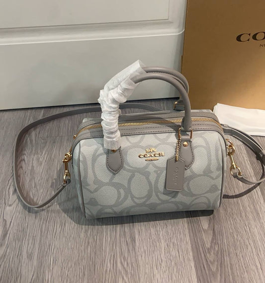 COACH July new product CBM15 3D three-dimensional logo Boston pillow bag