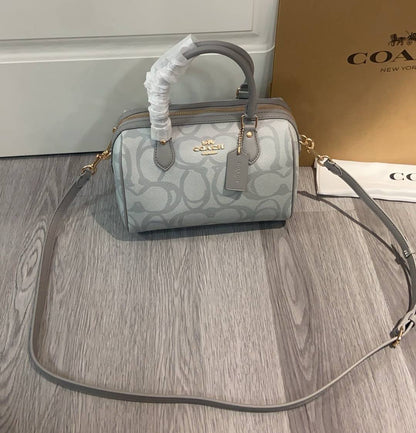 COACH July new product CBM15 3D three-dimensional logo Boston pillow bag
