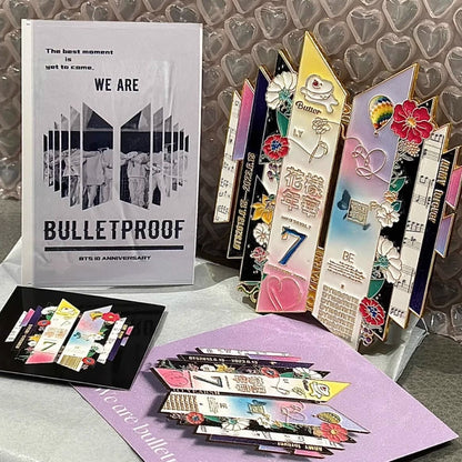 BTS enamel pin