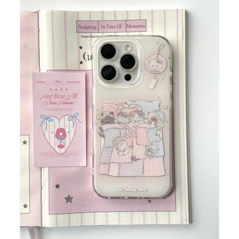 Coquette couple/ bestfriend phone case