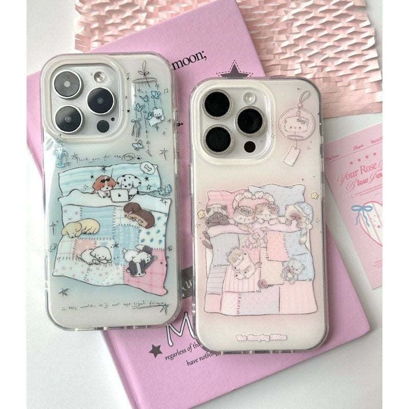 Coquette couple/ bestfriend phone case
