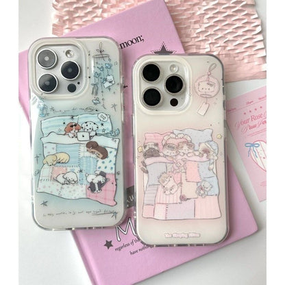 Coquette couple/ bestfriend phone case