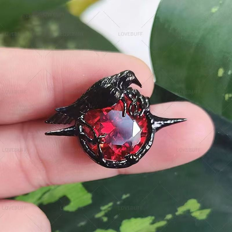 Love and deep space stylus brooch pin