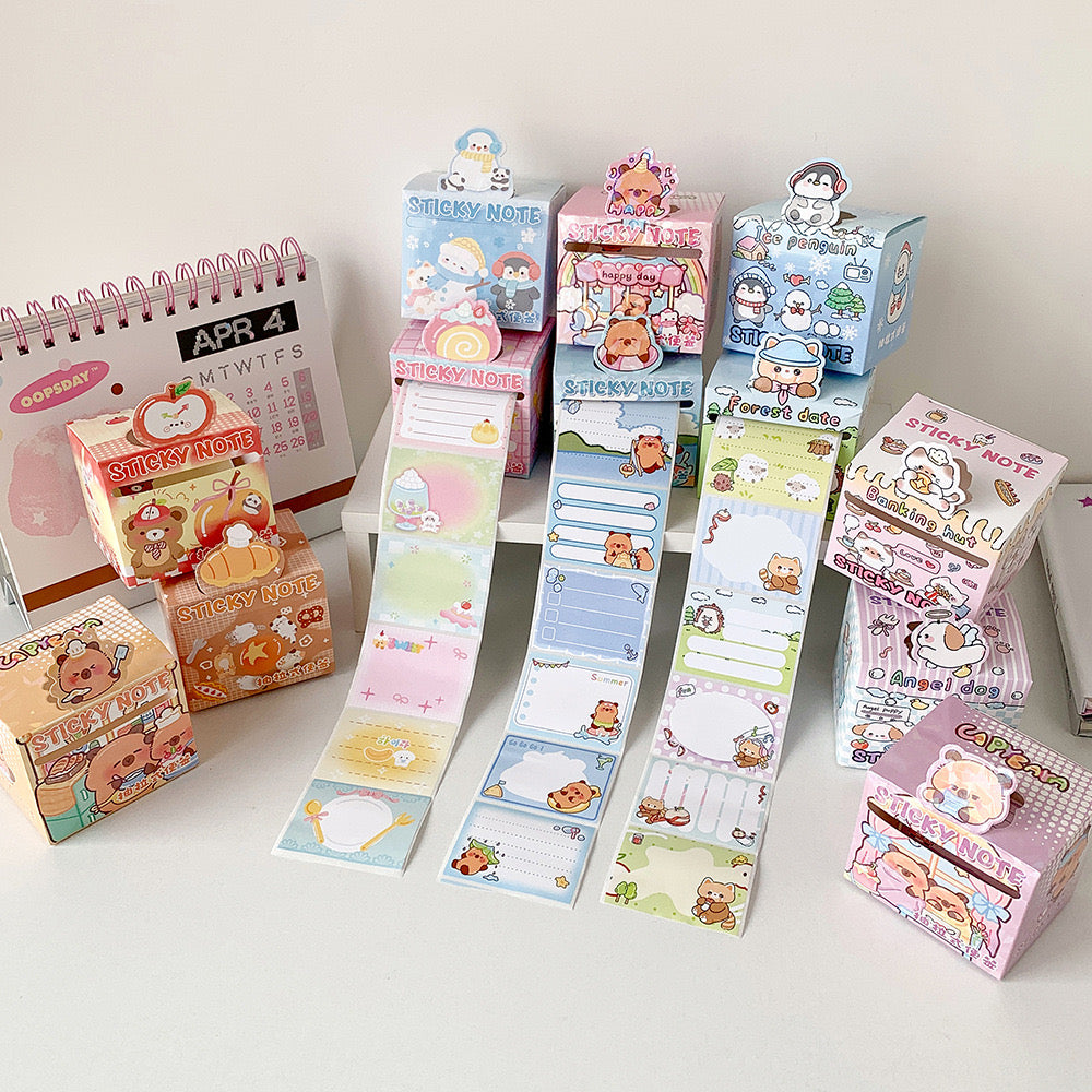 Kawai stationery sticker roll of 48 pcs
