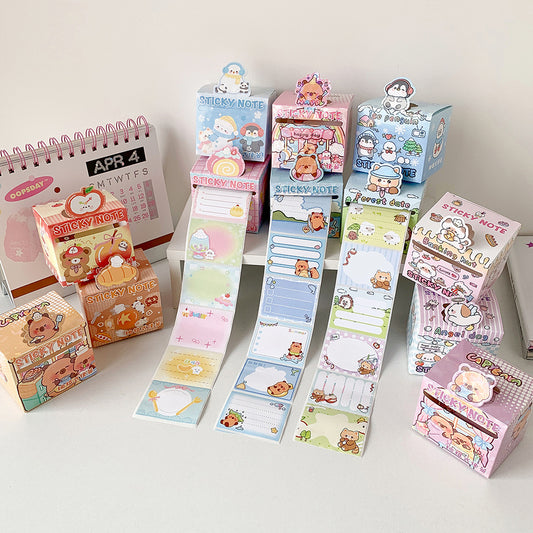 Kawai stationery sticker roll of 48 pcs