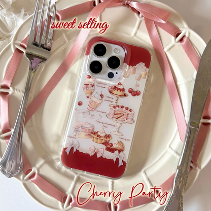 Dessert strawberry iPhone case