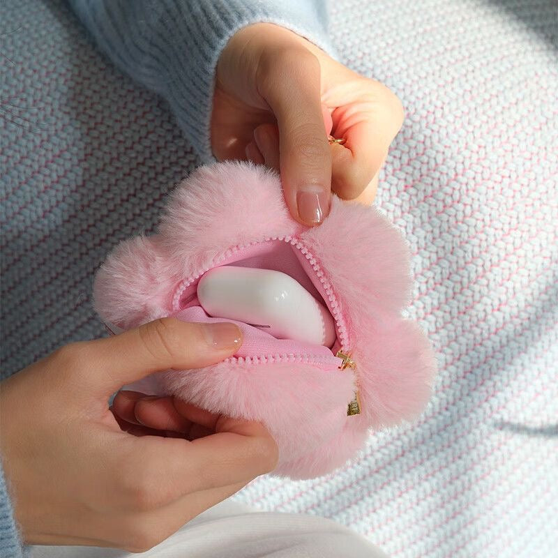 Crybaby pouch bag keyring for earbuds