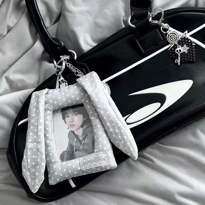 Bunny style photo card holder