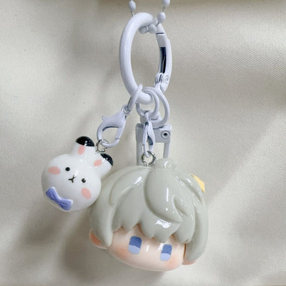 Love and deep space keychain